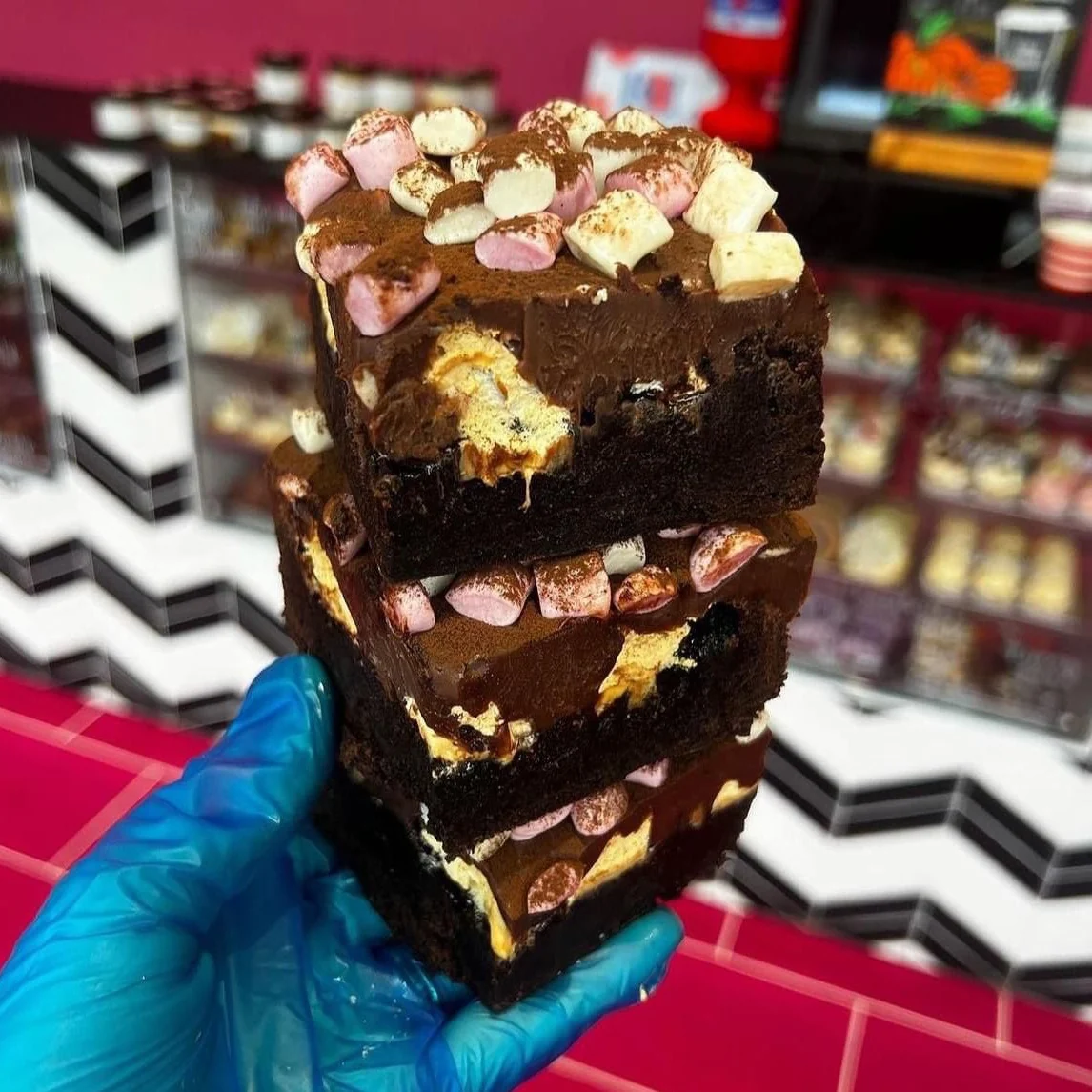 Hot Chocolate Ganache Brownie Piece - Image 2